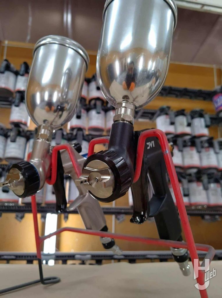 スプレーガン1.2mm口径カラー