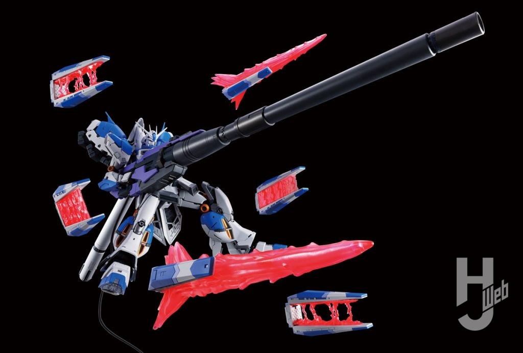 RG-Hi-νガンダム専用ハイパー・メガ・バズーカ・ランチャー&ファンネルディスプレイセット装備例