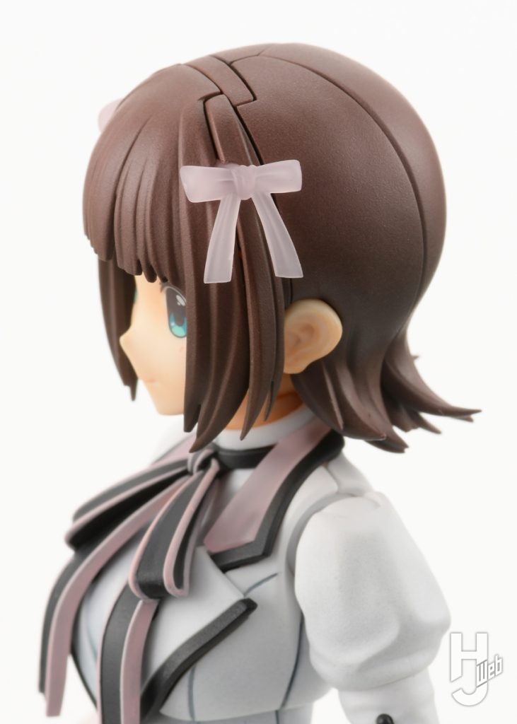 天海春香のプラモデルのヘアアクセサリーのアップ画像