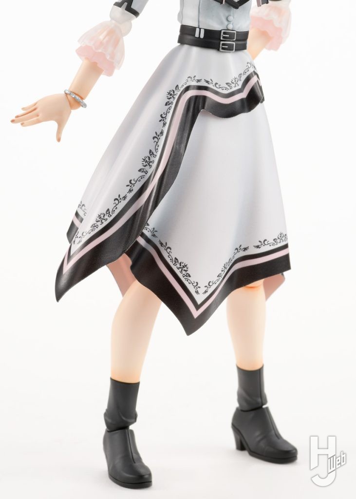 天海春香のプラモデルのスカートのアップ画像