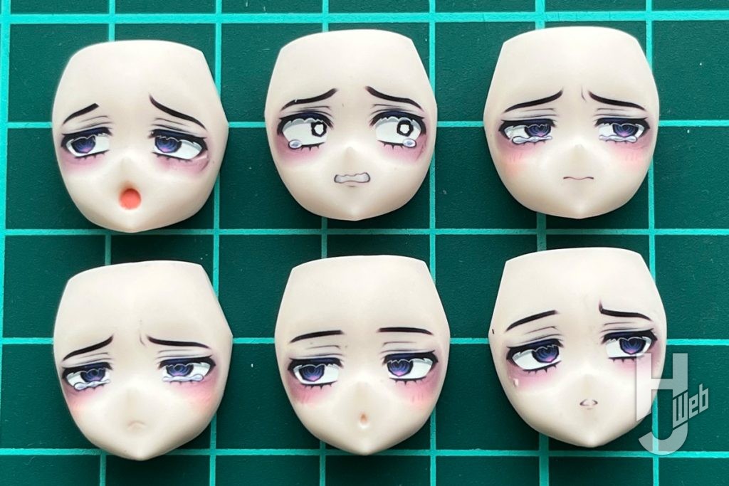 パラディンのプラモデルのフェイスパーツの画像