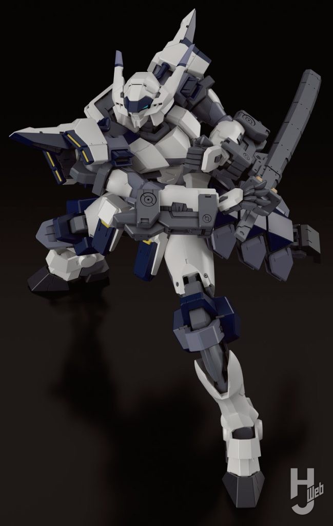 「カドプラ-アズール・レイヴン」ポージング例