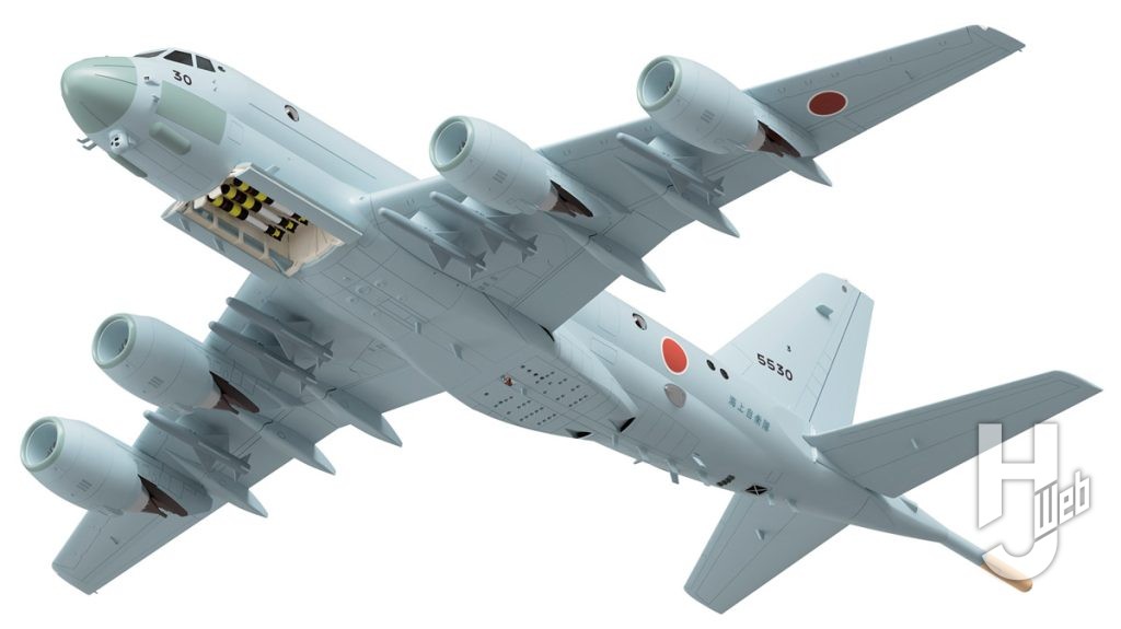 海上自衛隊 P-1 哨戒機 対艦・対潜兵装付き