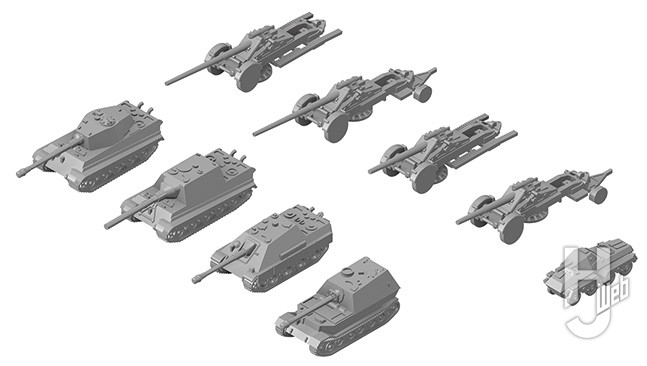 WWII アメリカ軍用車両セット2