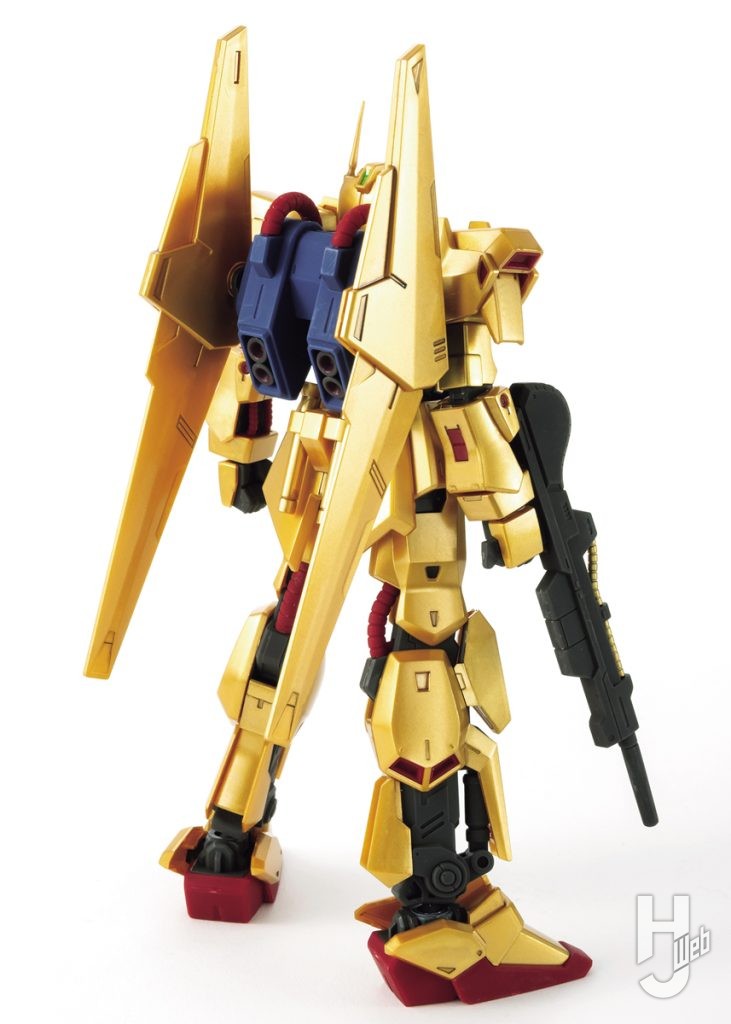 百式のプラモデルの後ろ姿の全体画像