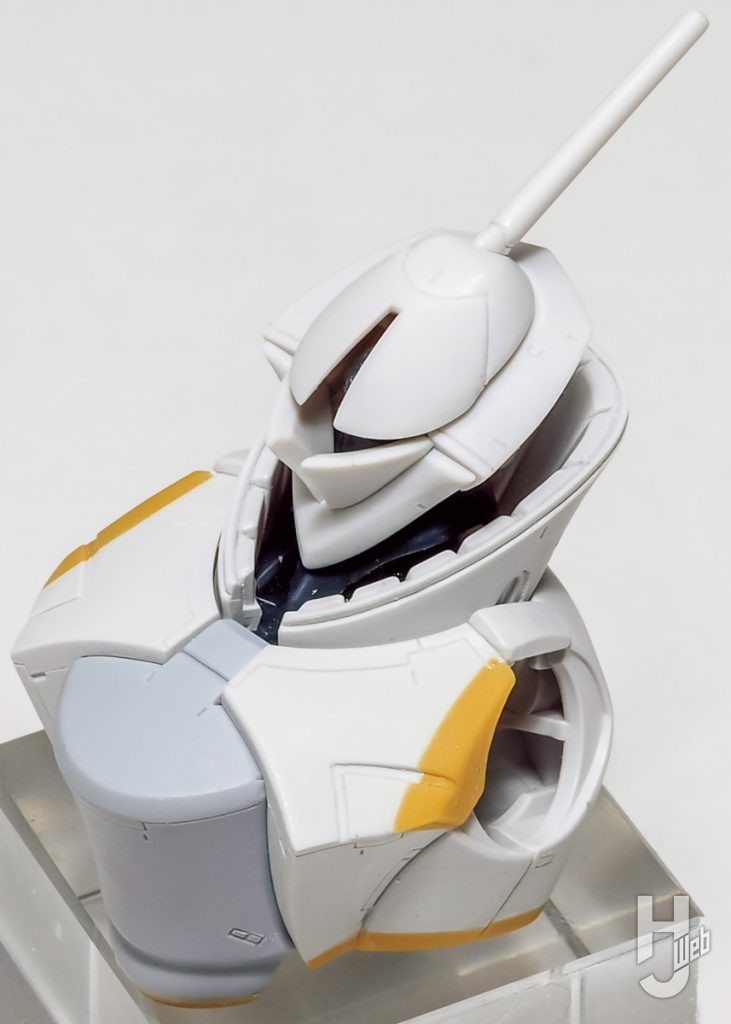 HG エグザベ専用ギャン（ハクジ装備）
製作過程1