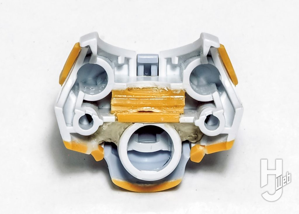 HG エグザベ専用ギャン（ハクジ装備）
製作過程3