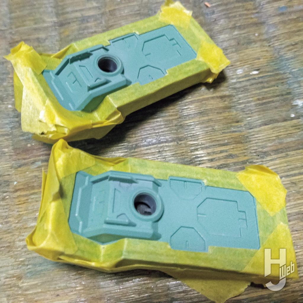 リーベン・ヴォルフ(A.O.Z RE-BOOT版)肩アーマー 製作過程