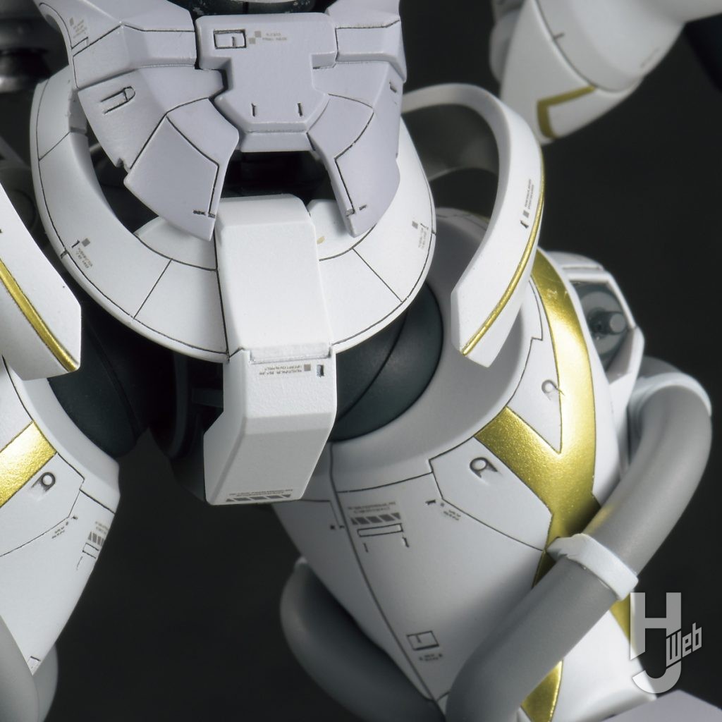 HG エグザベ専用ギャン（ハクジ装備）
金のライン　アップ