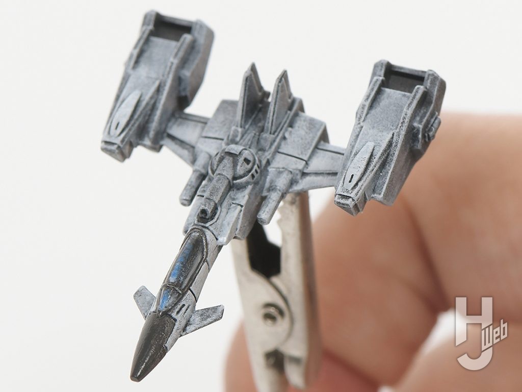 ぷらシバ製作ガンダムアッセンブル「スカイグラスパー」製作途中4