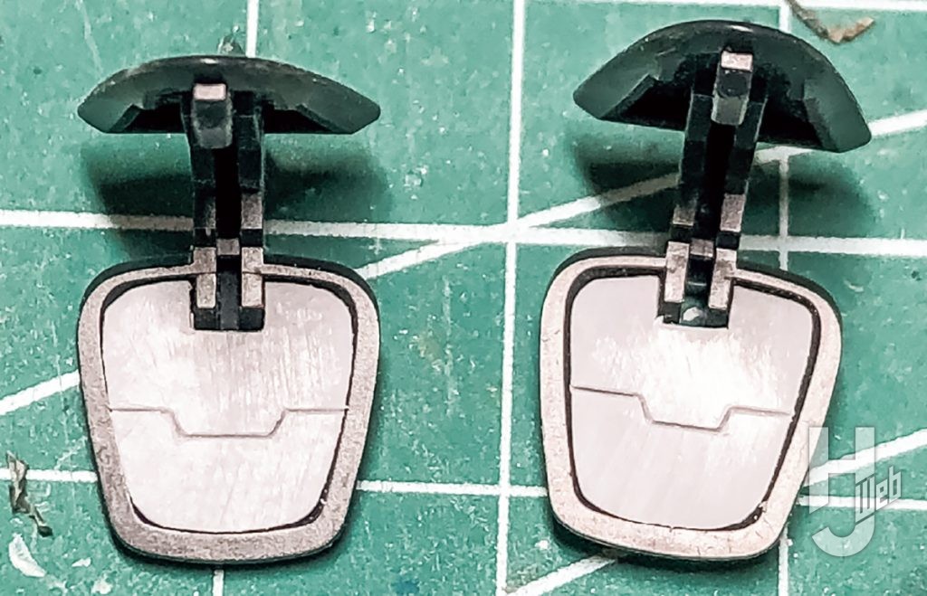 こな製作「GNフラッグ」製作途中肩アーマー後部