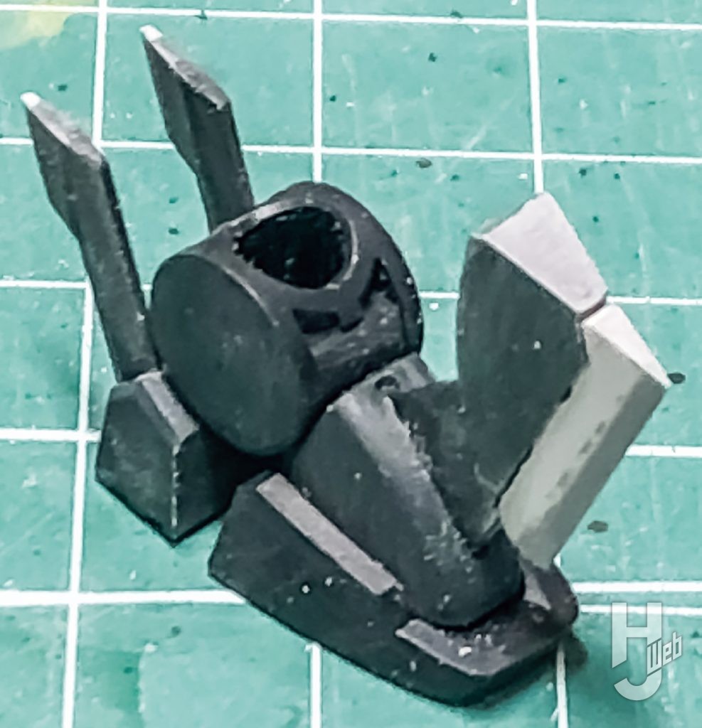 こな製作「GNフラッグ」製作途中足