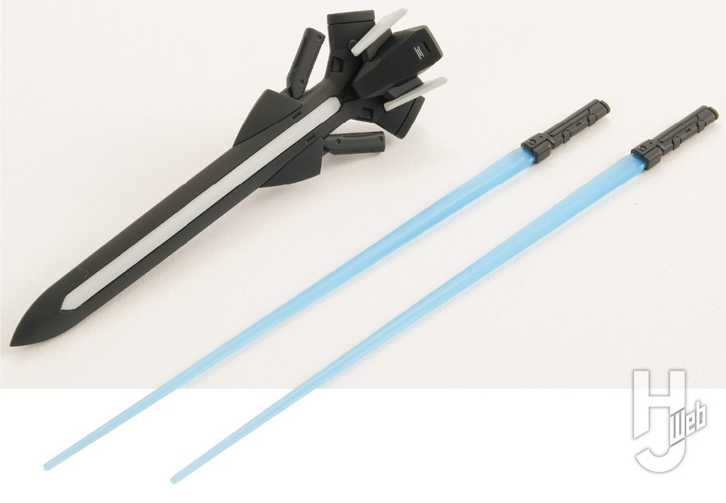 こな製作「GNフラッグ」リニアライフルとプラズマソード