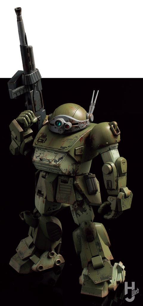 けんたろう製作「HG スコープドッグ」ポージング例