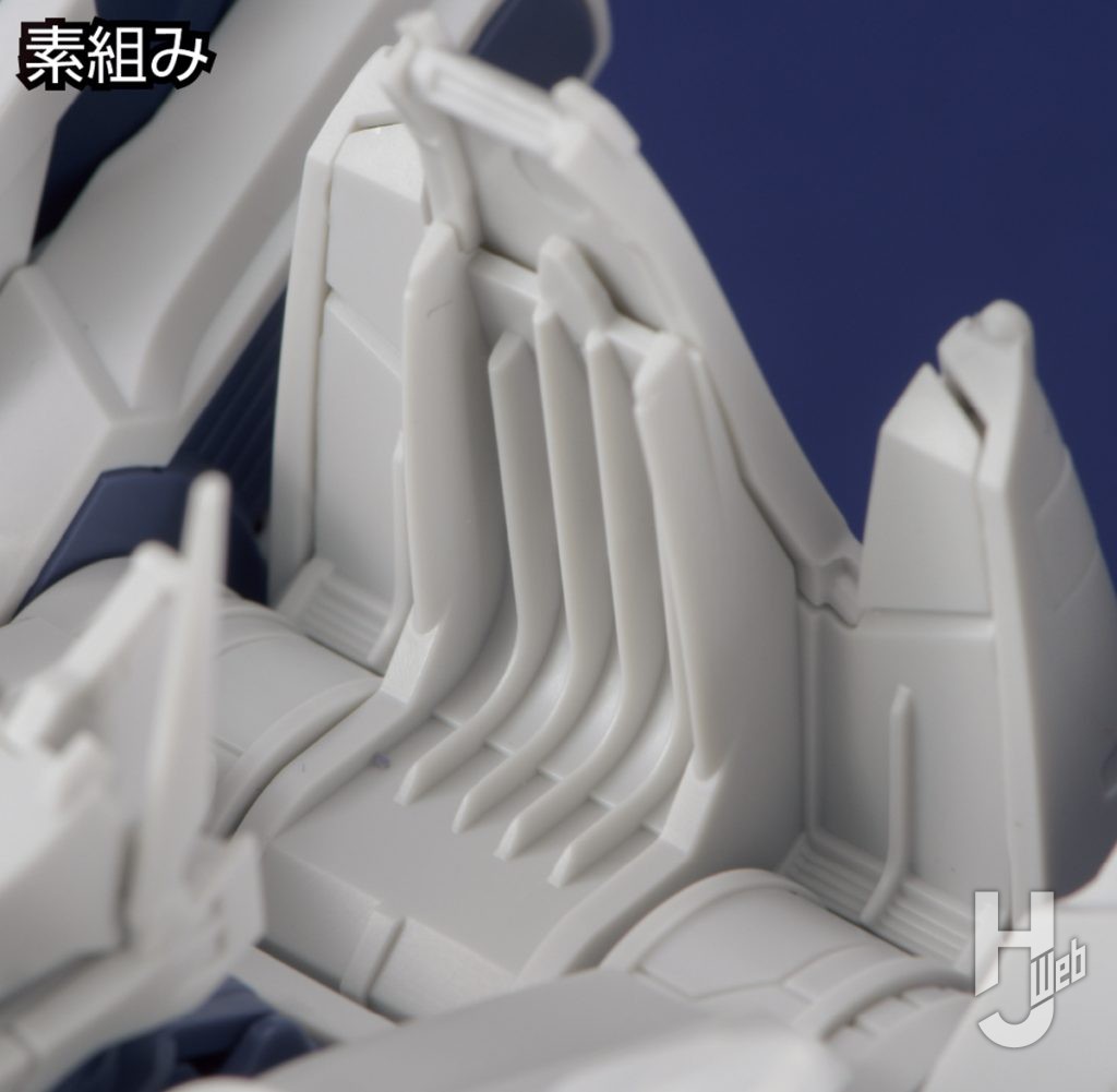 「ブラスティー」素組み首後ろ