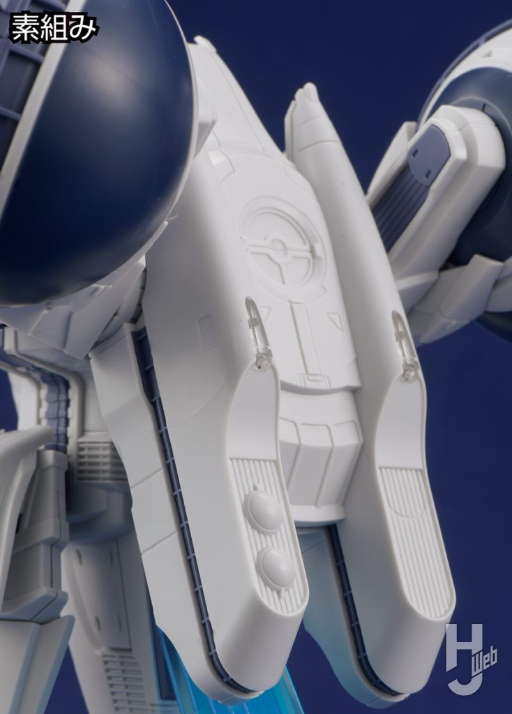 「ブラスティー」素組み背面