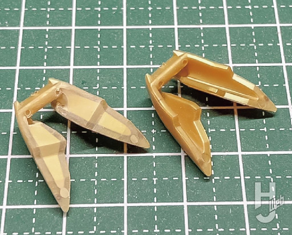 ドーパミン製作「カイゼルファイヤー」製作途中かかと裏