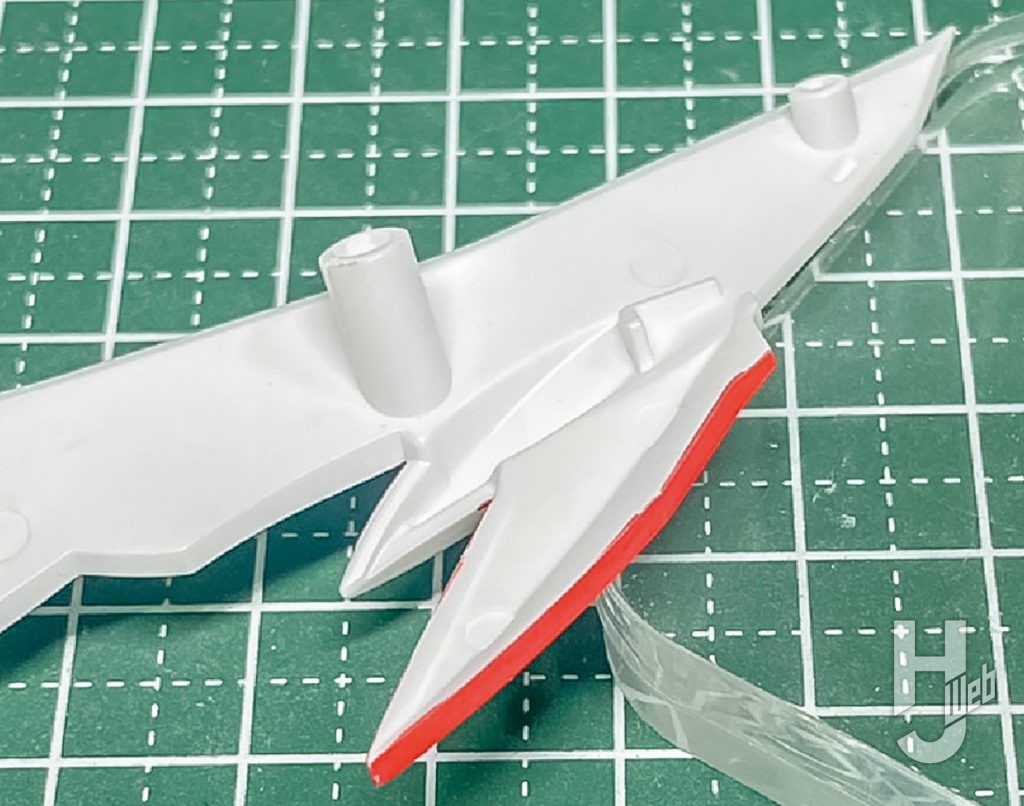 ドーパミン製作「カイゼルファイヤー」製作途中シャープ加工2