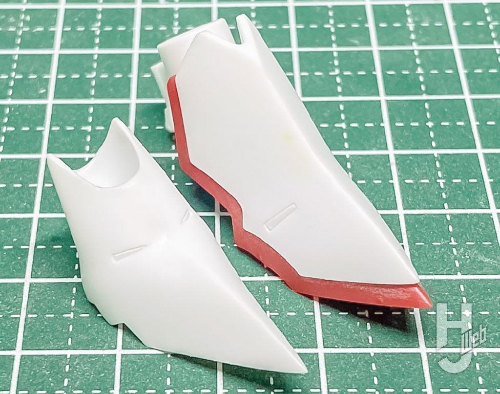 ドーパミン製作「カイゼルファイヤー」製作途中シャープ加工6