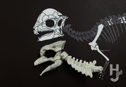 ウラベヒロト製作「ザヴァケファレ」製作途中顎修正