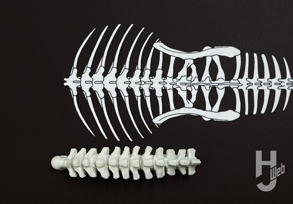 ウラベヒロト製作「ザヴァケファレ」製作途中横突起