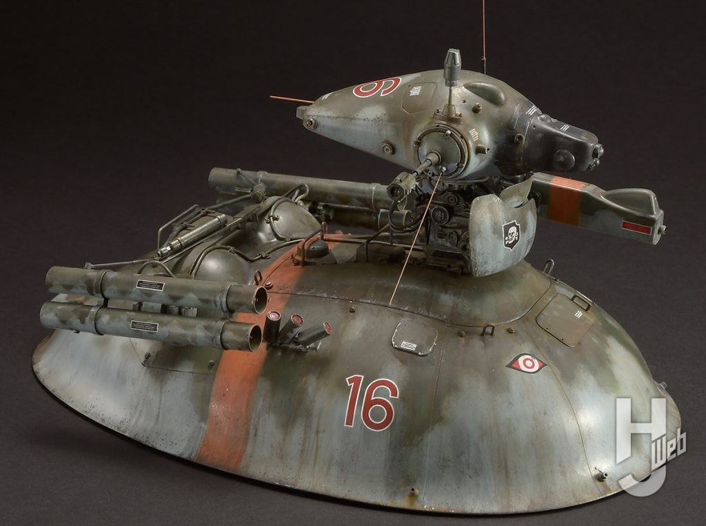 横山宏製作「シュトラール軍 無人ホバー偵察機 シュトゥルムフォーゲル」