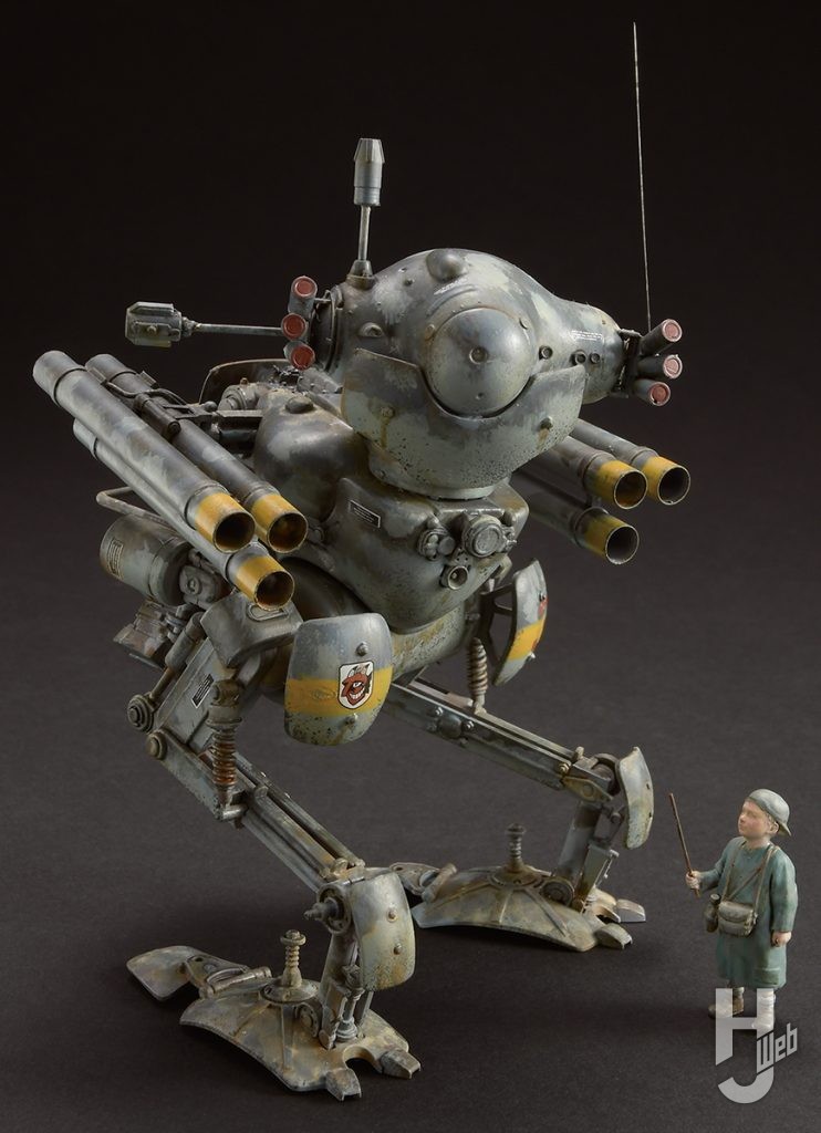 横山宏製作「シュトラール軍 無人偵察用二足歩行戦車 陸戦ガンス」