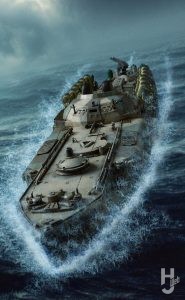 フォトストーリー1-MAX渡辺製作「シュトラール軍 大型揚陸艇 S-BOOT」