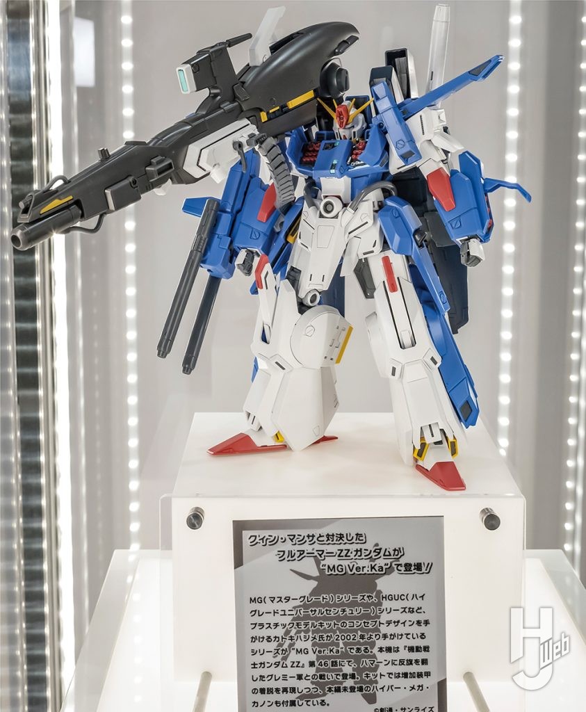 MG フルアーマーZZガンダム Ver.Kaスミ入れ見本ミサイルハッチオープン