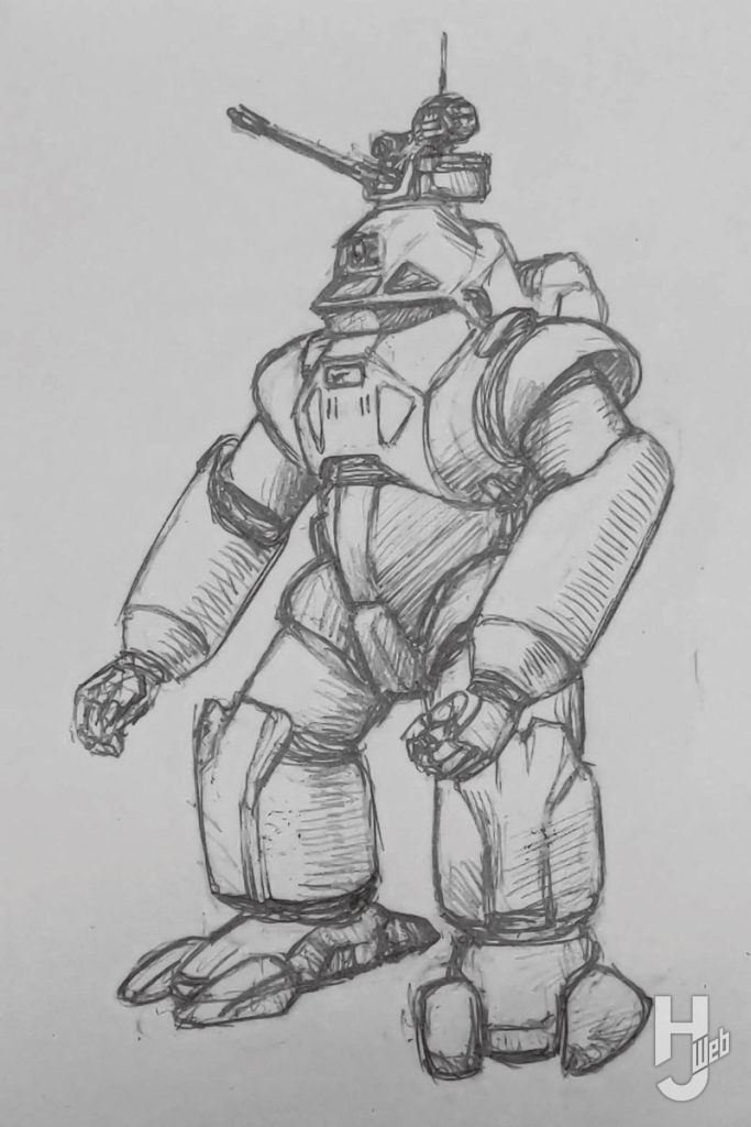 矢沢俊吾氏による「マルゾン-ZIM」初期稿