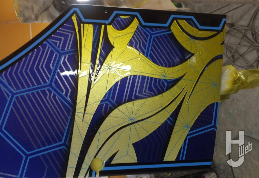 MAX渡辺TTバイクペイント最終工程04