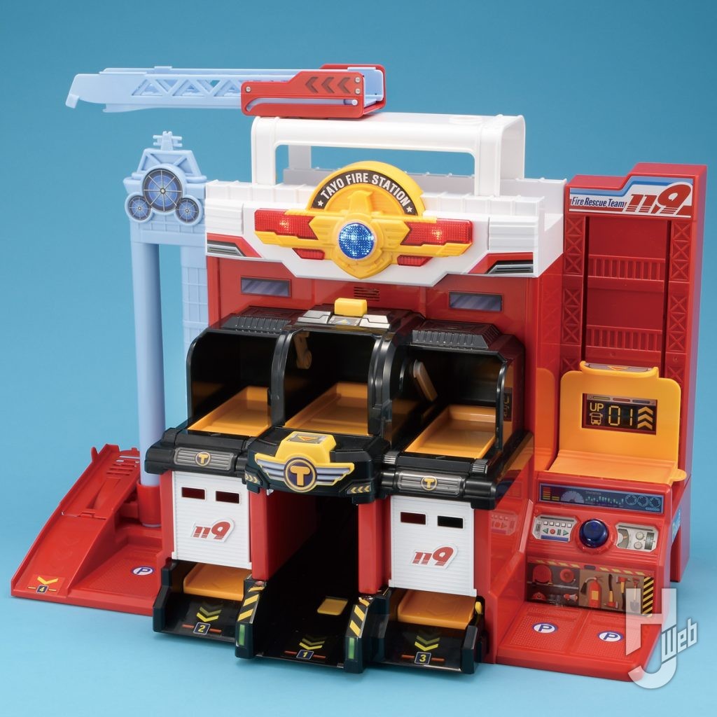 ちびっこバス タヨ 動く消防署プレイセット
全体