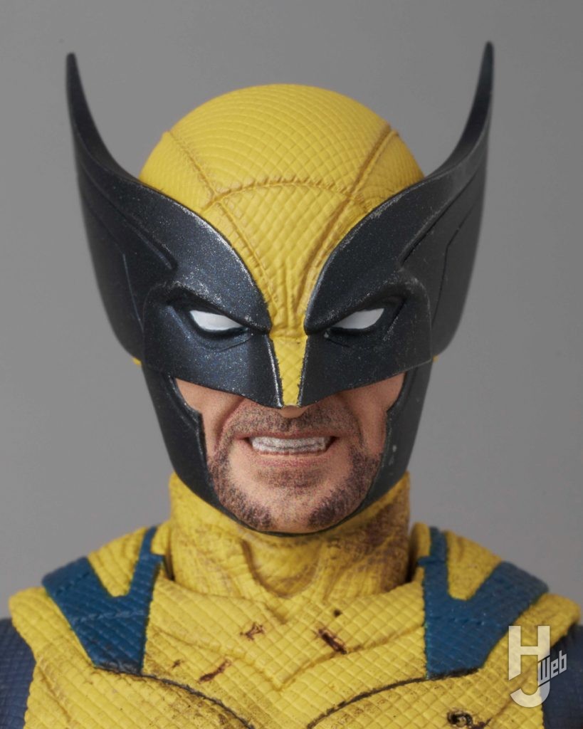 ウルヴァリンの可動フィギュアの表情アップの画像その2