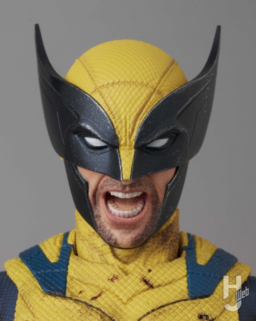 ウルヴァリンの可動フィギュアの表情アップの画像その3