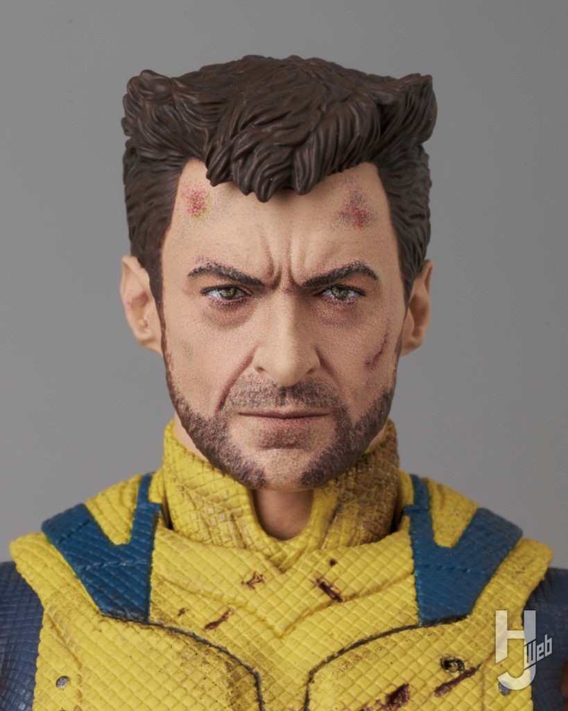 ウルヴァリンの可動フィギュアの表情アップの画像その4