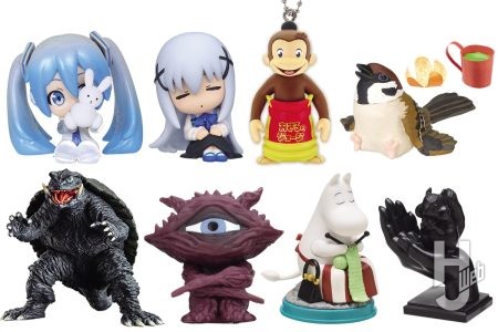 「HGガメラ」「ウルトラマン 怪獣まちぼうけ5」や「ご注文はうさぎですか？」「初音ミク」などのミニフィギュアが新登場【カプセルトイ最新情報】