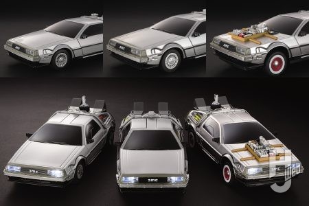 『バック・トゥ・ザ・フューチャー』のタイムマシン３台がラジコンに!? シリーズ毎に異なるタイムマシンの魅力をメーカー担当者のコメントとともに見ていこう！