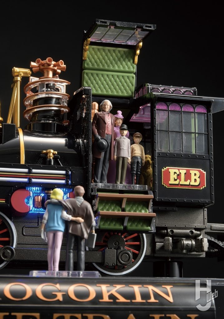 超合金 TIME TRAIN　ハッチオープン　ドクのミニフィグディスプレイ