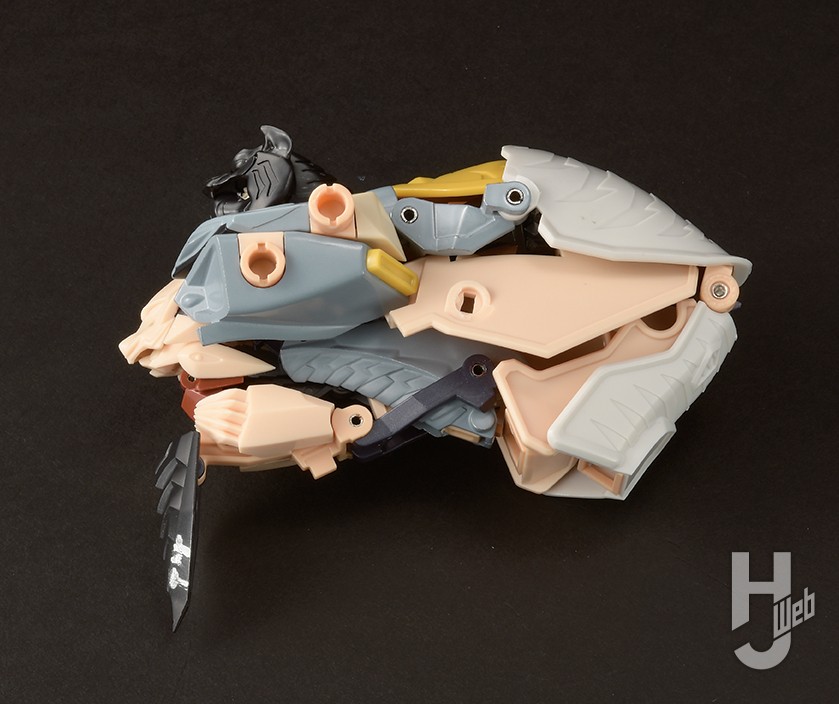 「超合金魂GX-119-龍虎王/虎龍王」虎王機変形ギミック4