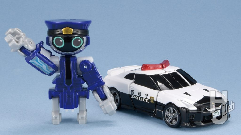 警察ジョブロイドのWapper（ワッパー）とNISSAN GT‐Rパトロールカー