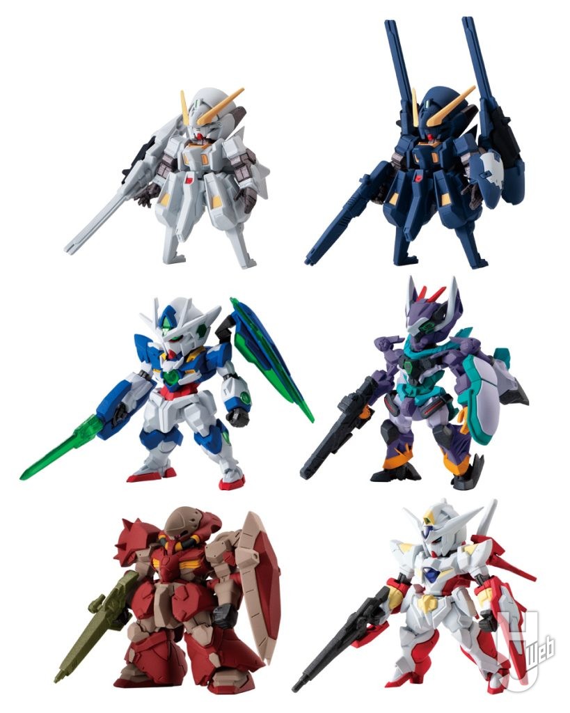 ガンダムの食玩デフォルメフィギュアの画像