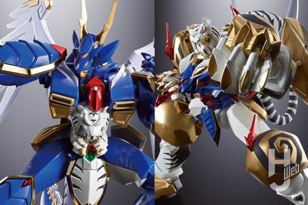 虎龍王へ合体!! 『スパロボOG』龍虎王／虎龍王が超合金魂で予約受付中！ 2形態に変化する合体プロセスをテストショットでお届け!!【超合金の魂】