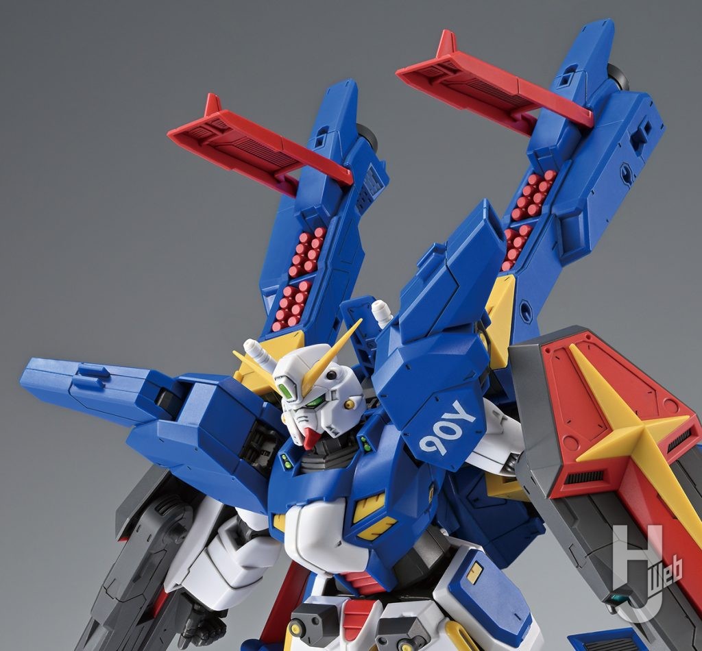 MG F90IIIY クラスターガンダム用 ミッションパック Xタイプ　装備時