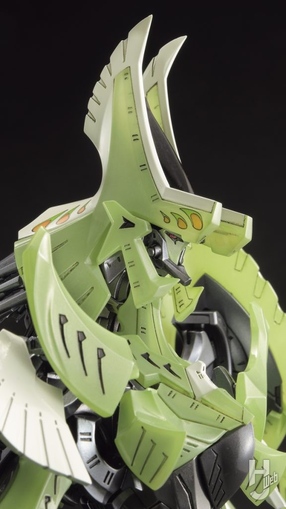 バーガ・ハリKKのレジンキットの顔のアップ画像