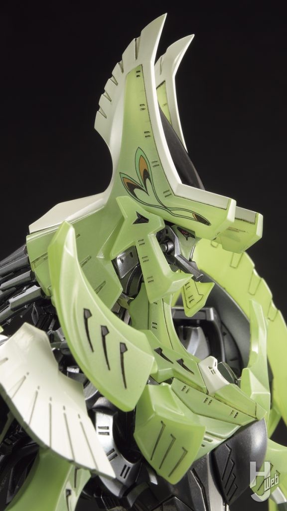 バーガ・ハリKKのレジンキットの顔のアップ画像その2