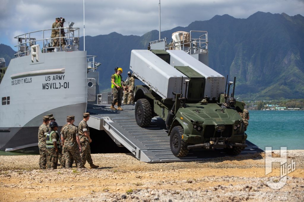 3rd LCT Conducts Beach Operations with a U.S. Army MSV(L)