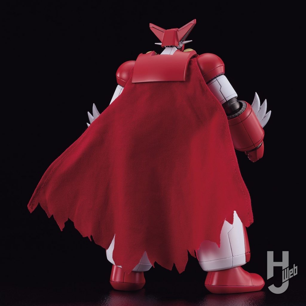 ゲッター１のプラモデルの布製マントの画像