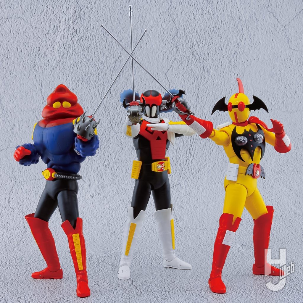 ACTION TOYS 特撮合金アクマイザー3 ザビタン、イビル、ガブラのメイン画像