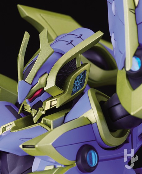 MODEROID DX-SCALE イカルガ(原作版)の頭部のアップ画像