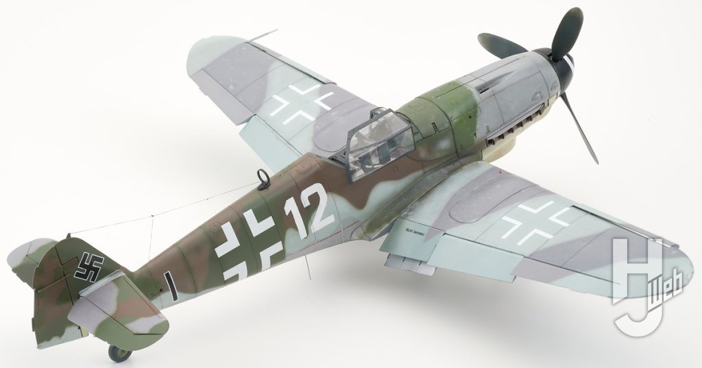 メッサーシュミットBf109K-4
後ろ 俯瞰